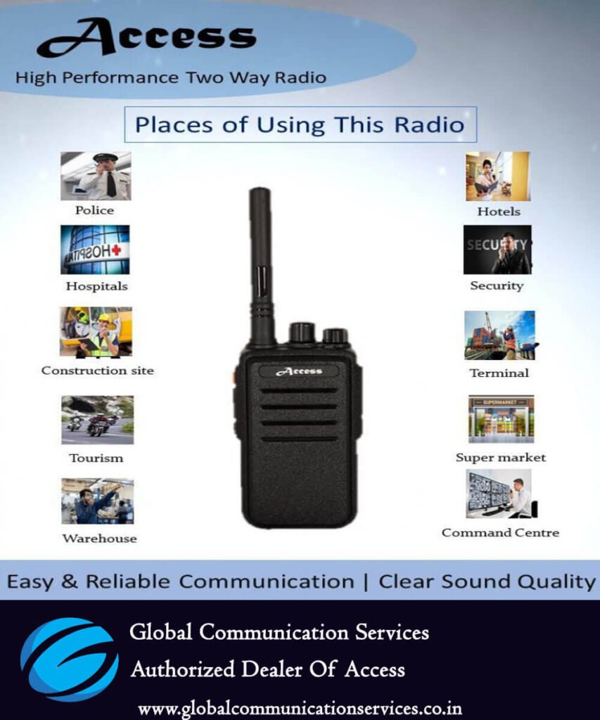 access p9 walkie talkie