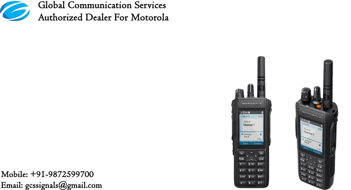 Trb R7 Display Motorola Mototrbo R7: Radio Range, Price, Specifications