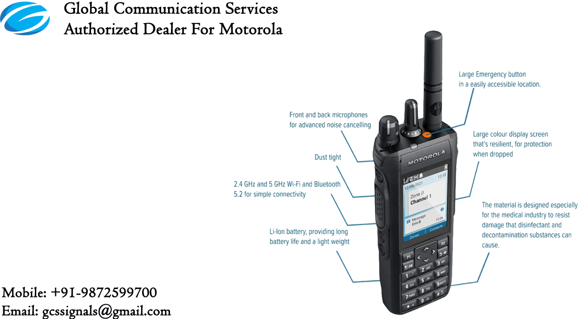 Trb R7 Display Motorola Mototrbo R7: Radio Range, Price, Specifications