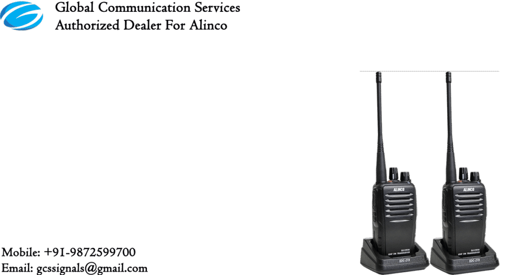 Alinco Authorized Dealer In India contact information