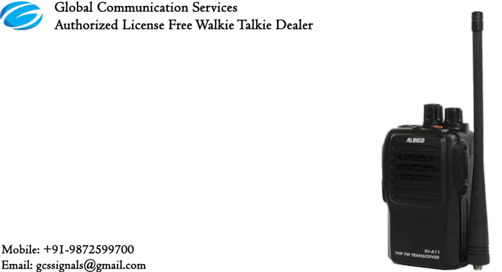 license free walkie talkie are now available