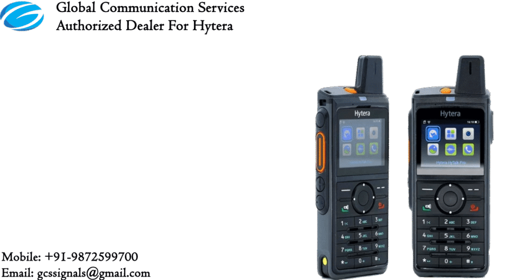Hytera PNC 380 4G LTE PoC radio handheld device front view