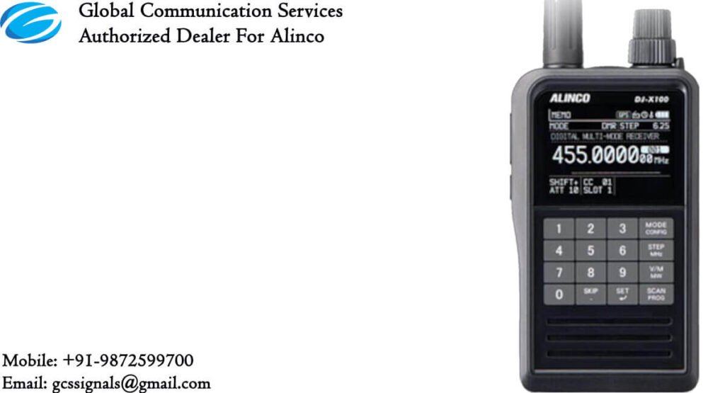 image showing alinco dj-x100