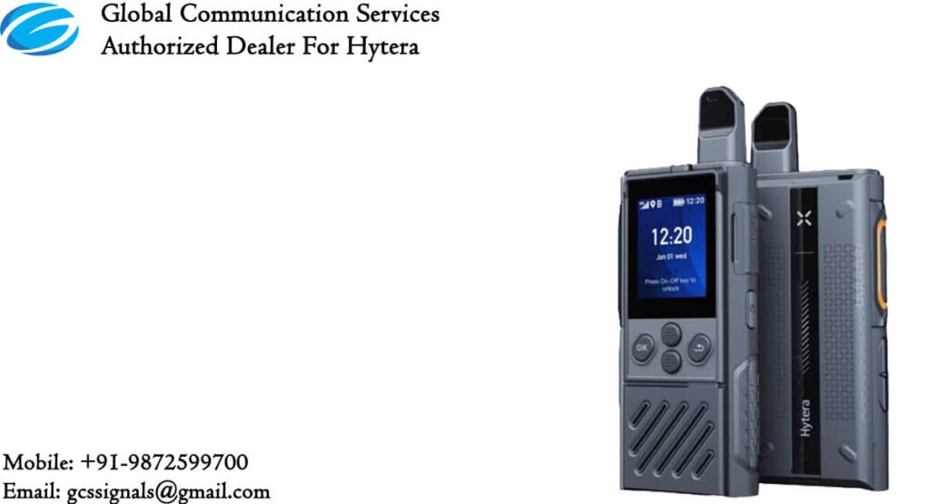 image showing two hytera p30 poc radio